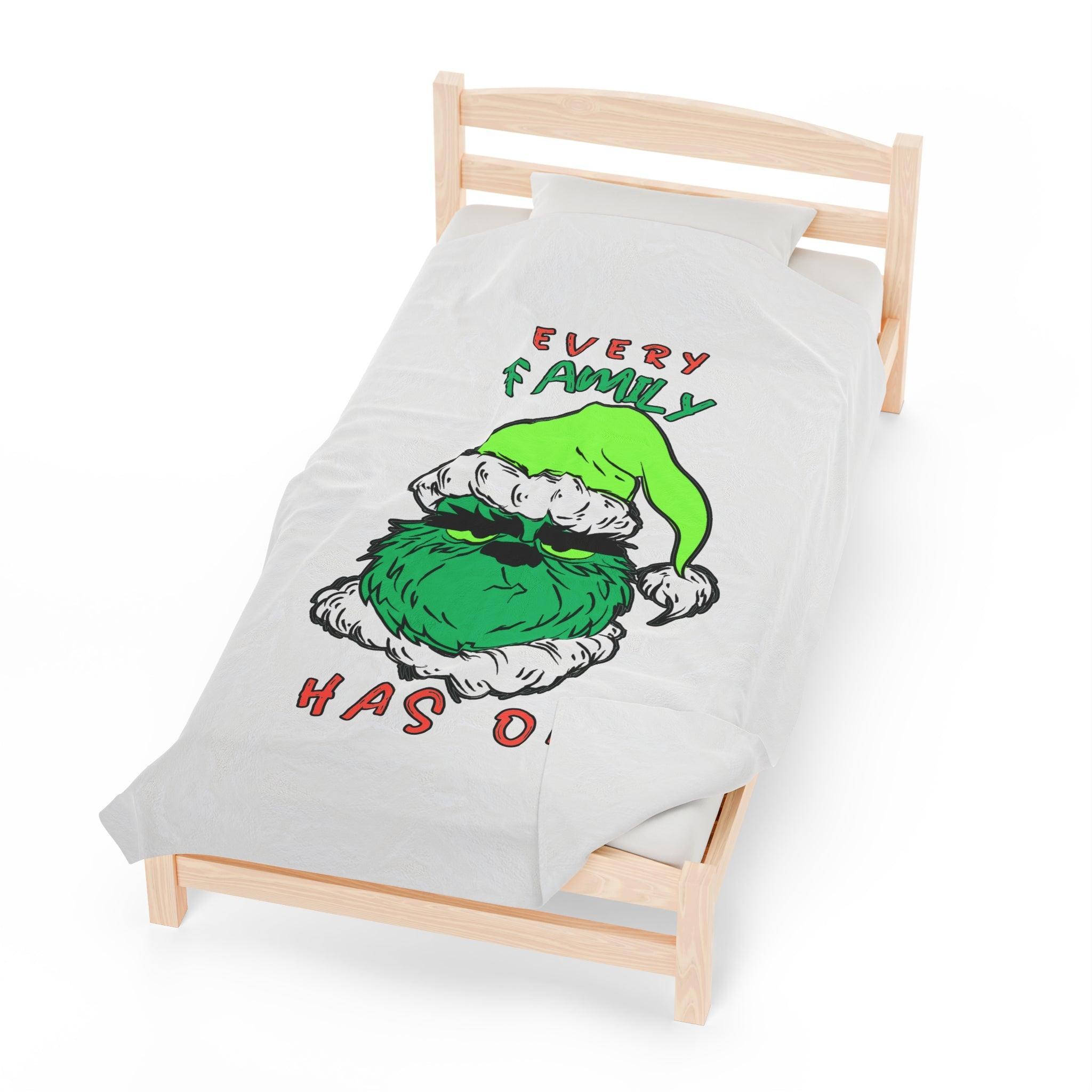 Every Family Has One - Velveteen Plush Blanket - Witty Twisters Fashions