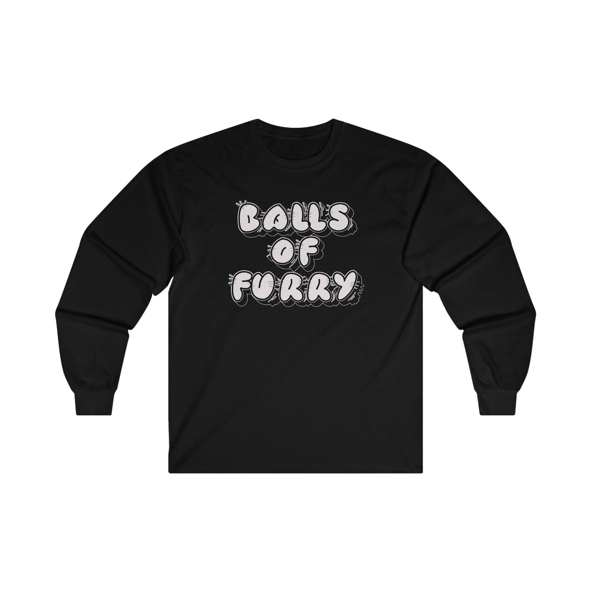 Balls Of Furry - Long-Sleeve Tee - Witty Twisters Fashions