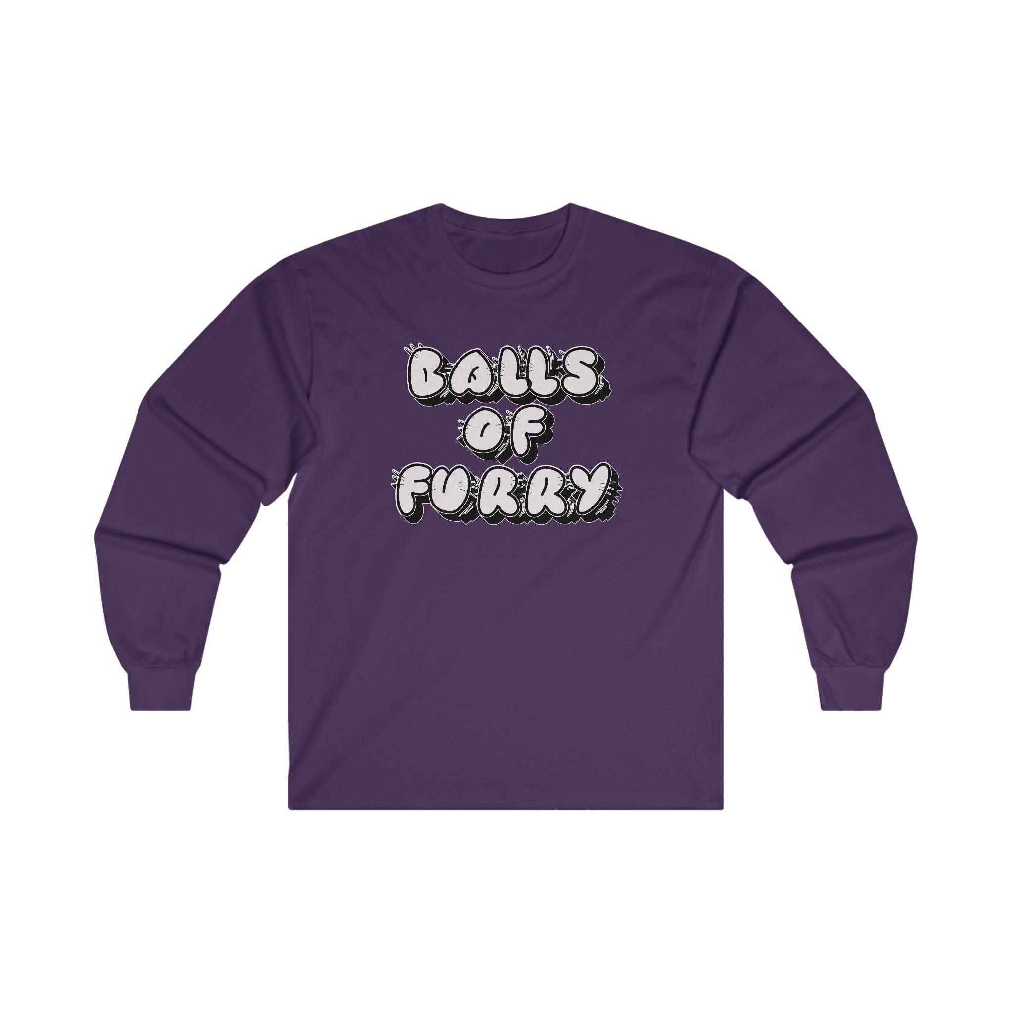 Balls Of Furry - Long-Sleeve Tee - Witty Twisters Fashions