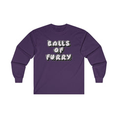 Balls Of Furry - Long-Sleeve Tee - Witty Twisters Fashions