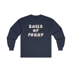 Balls Of Furry - Long-Sleeve Tee - Witty Twisters Fashions