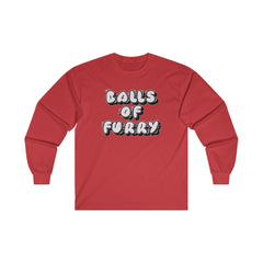 Balls Of Furry - Long-Sleeve Tee - Witty Twisters Fashions