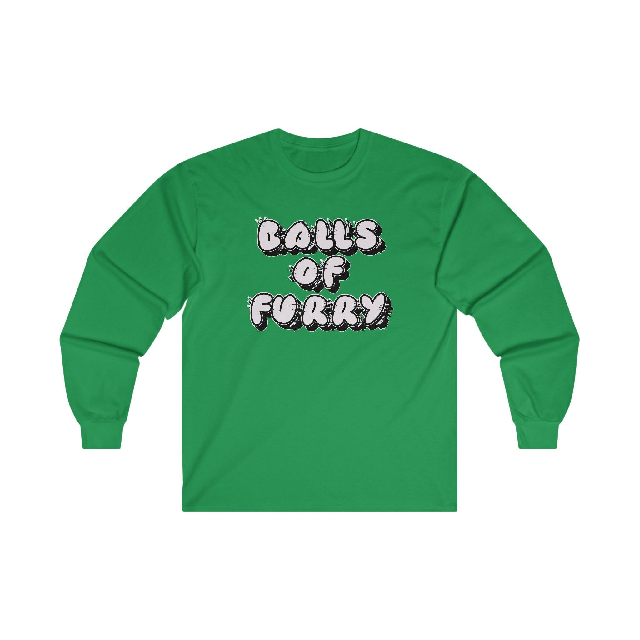 Balls Of Furry - Long-Sleeve Tee - Witty Twisters Fashions