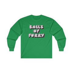 Balls Of Furry - Long-Sleeve Tee - Witty Twisters Fashions