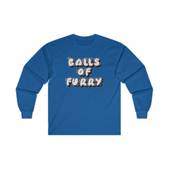Balls Of Furry - Long-Sleeve Tee - Witty Twisters Fashions