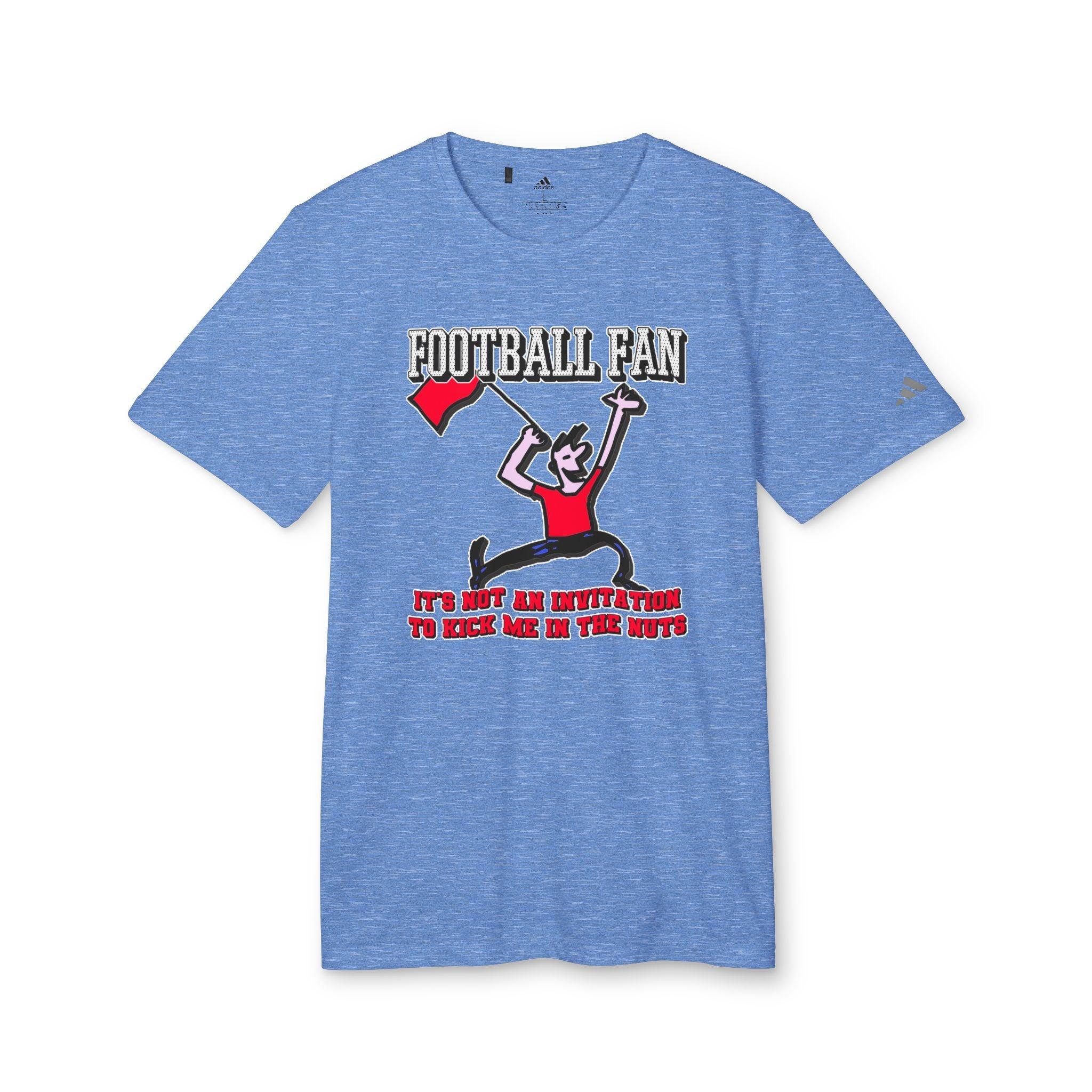 Football Fan - adidas® Unisex Sport T-shirt - Witty Twisters Fashions