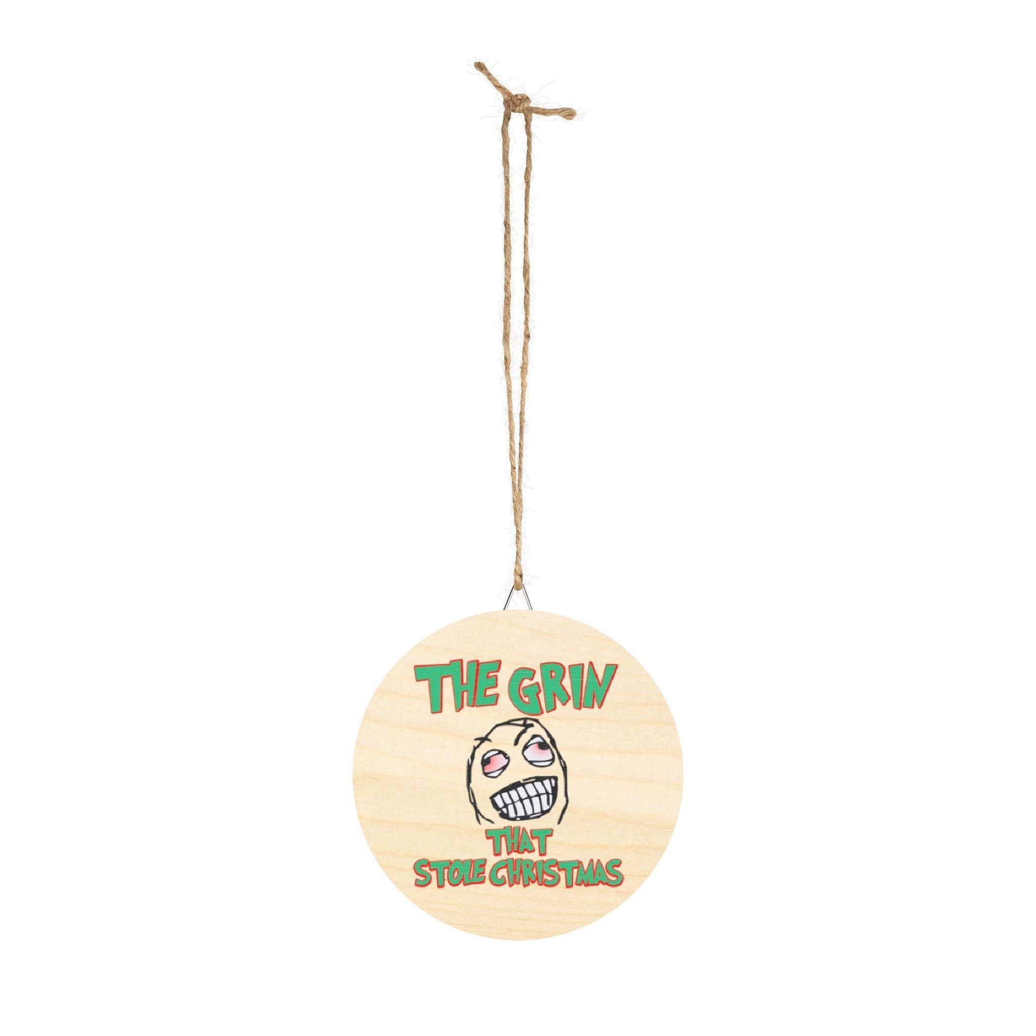 The Grin That Stole Christmas - Wood Sign - Witty Twisters Fashions
