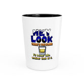 Hey look there's the floor I'd better take another shot at it - Shot Glass - Witty Twisters Fashions