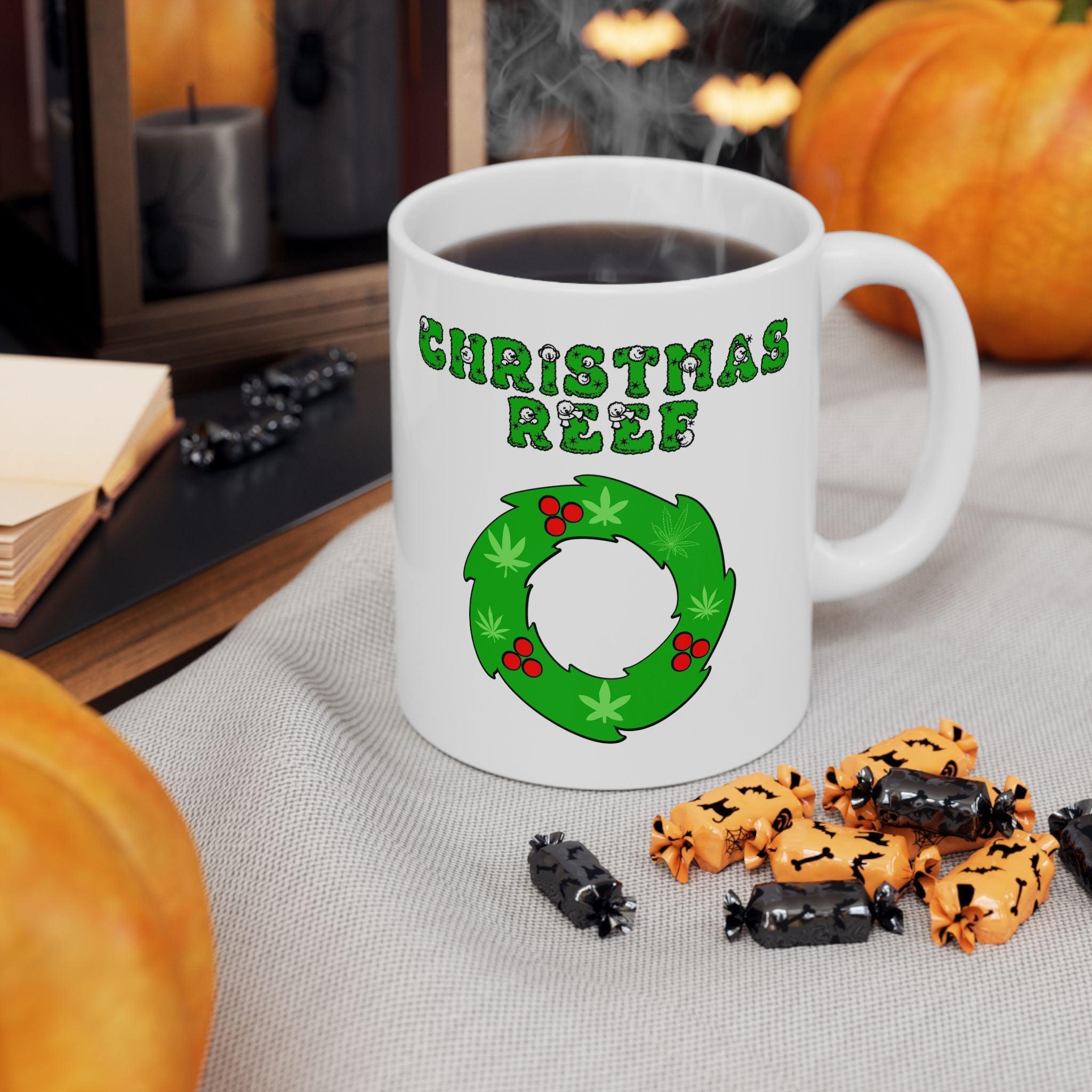 Christmas Reef - Ceramic Coffee Mug 11oz, 15oz - Witty Twisters Fashions