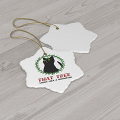 That Tree Looks Like A Mountain - Ceramic Ornaments - Witty Twisters Fashions