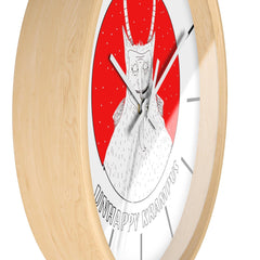 Unhappy Krampus - Wall Clock - Witty Twisters Fashions