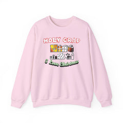 Holy Crap I Love Christmas - Sweatshirt - Witty Twisters Fashions