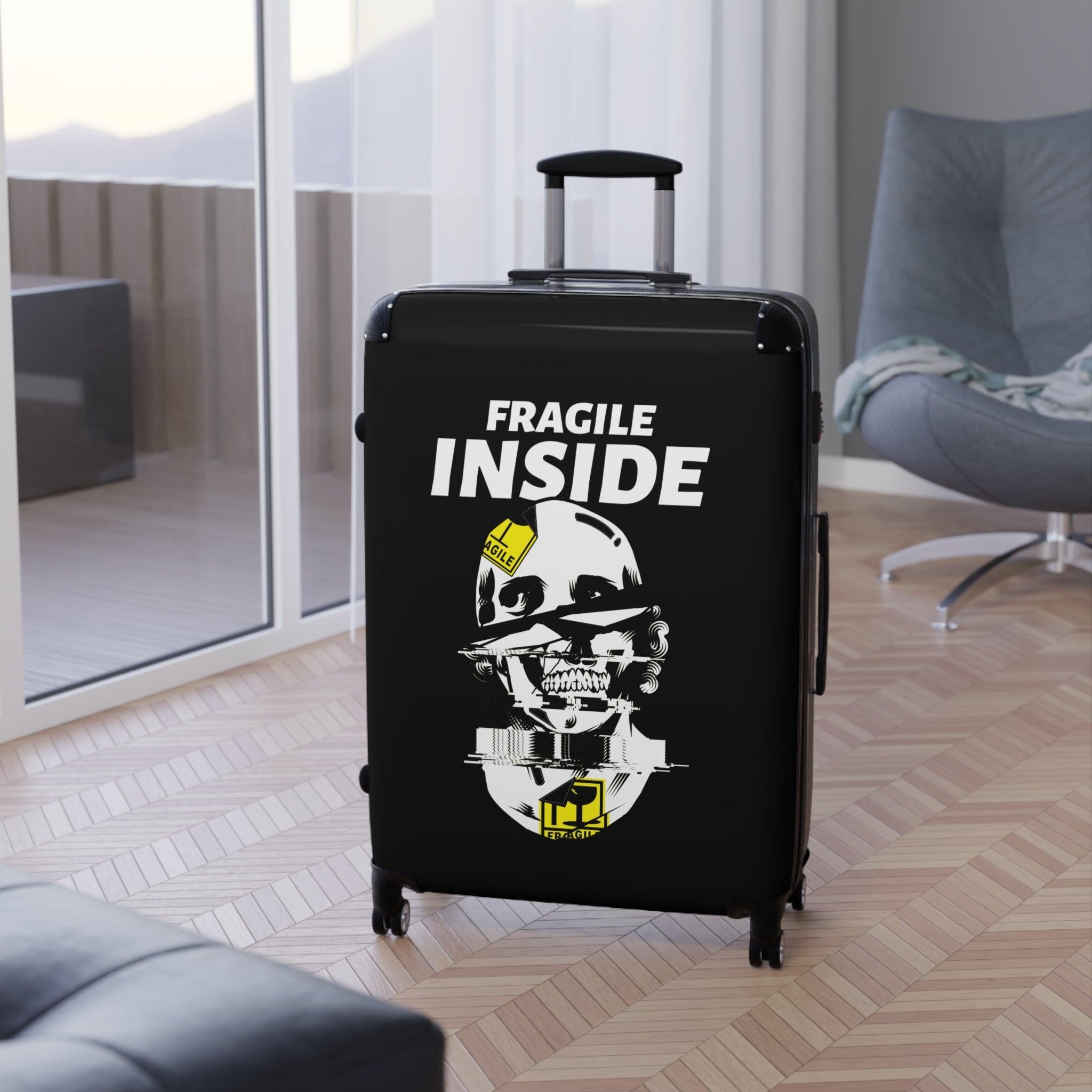 Fragile Inside - Suitcase - Witty Twisters Fashions
