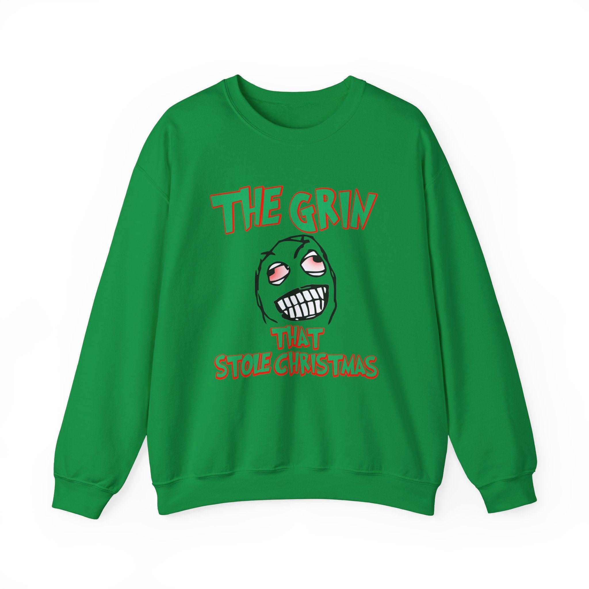 The Grin That Stole Christmas - Sweatshirt - Witty Twisters Fashions