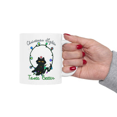 Christmas Lights Taste Better - Ceramic Coffee Mug 11oz, 15oz - Witty Twisters Fashions
