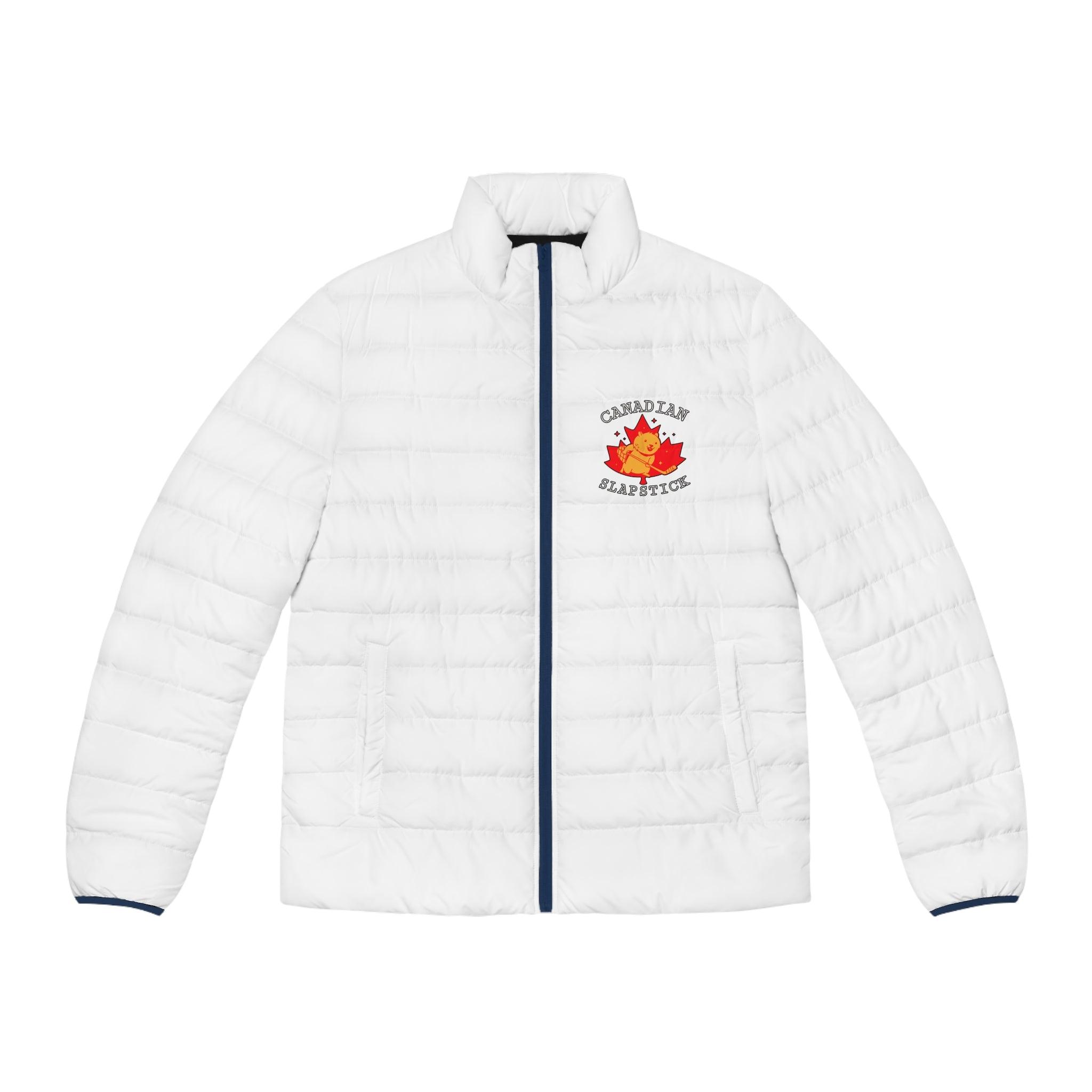 Canadian Slapstick - Men's Puffer Jacket - Witty Twisters Fashions