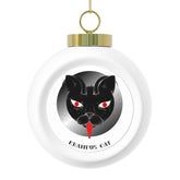 Krampus Cat - Christmas Ball Ornament - Witty Twisters Fashions