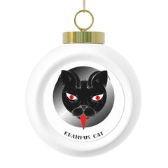Krampus Cat - Christmas Ball Ornament - Witty Twisters Fashions