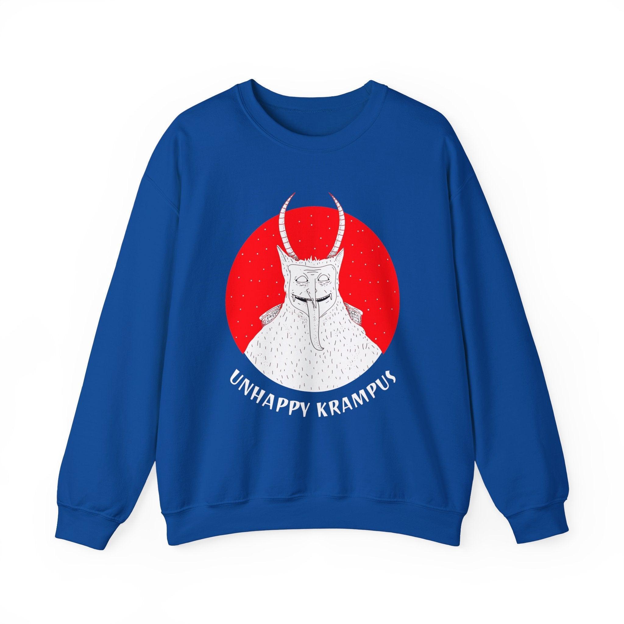 Unhappy Krampus - Sweatshirt - Witty Twisters Fashions