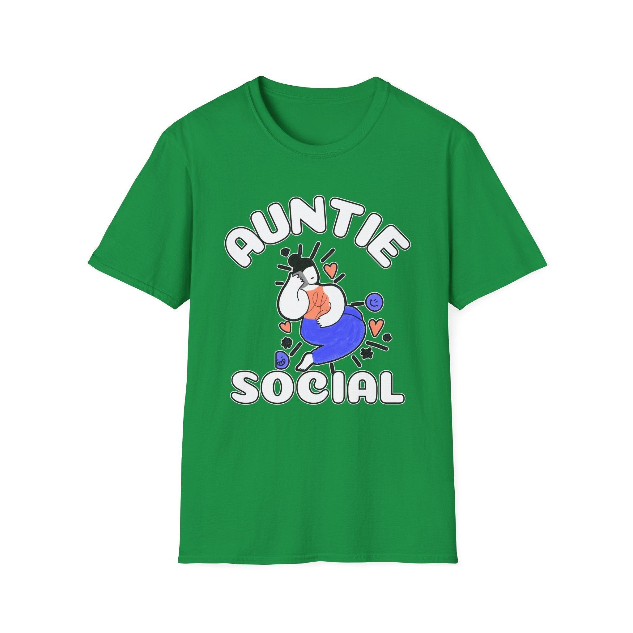 Auntie Social - Softstyle T-Shirt - Witty Twisters Fashions