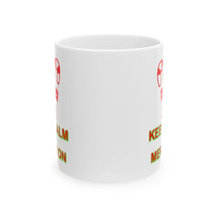 Keep Calm and Merry On - Ceramic Coffee Mug 11oz, 15oz - Witty Twisters Fashions