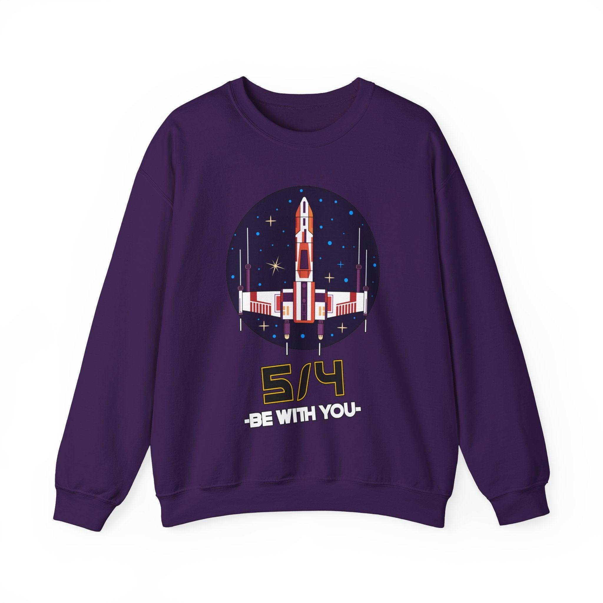 5/4 be with you - Star Wars Day - Sweatshirt - Witty Twisters Fashions