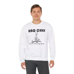 BBQ Chef Try To Beat My Meat - Sweatshirt - Witty Twisters Fashions