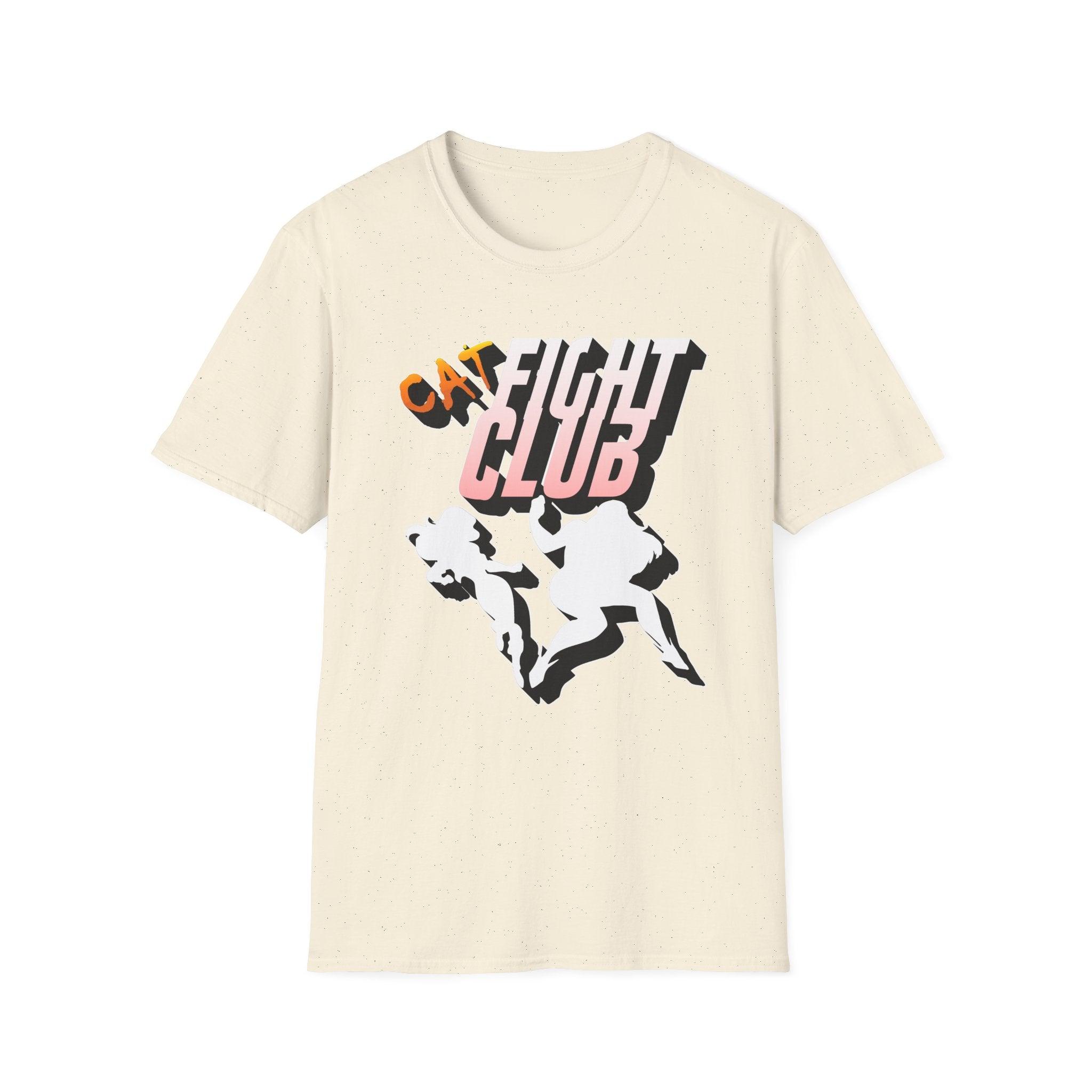 Cat Fight Club - Softstyle T-Shirt - Witty Twisters Fashions