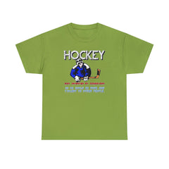 Hockey Was Invented By Canadians so we could be rude and violent to other people - T-Shirt - Witty Twisters Fashions