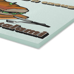 A 6-inch sub is enough if you stuff the salami - Glass Cutting Board - Witty Twisters Fashions