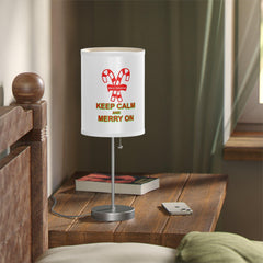 Keep Calm and Merry On - Lamp on a Stand - Witty Twisters Fashions