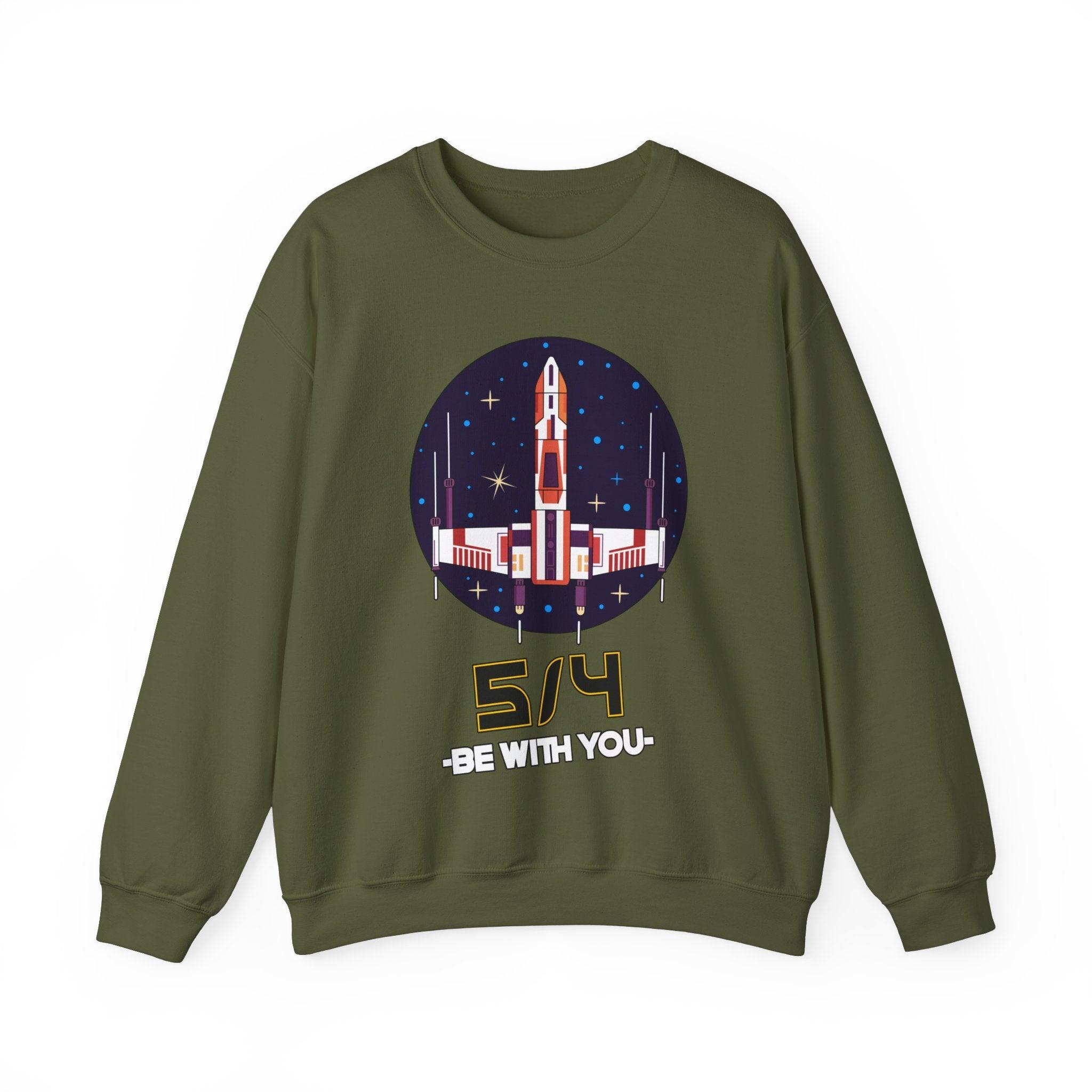 5/4 be with you - Star Wars Day - Sweatshirt - Witty Twisters Fashions