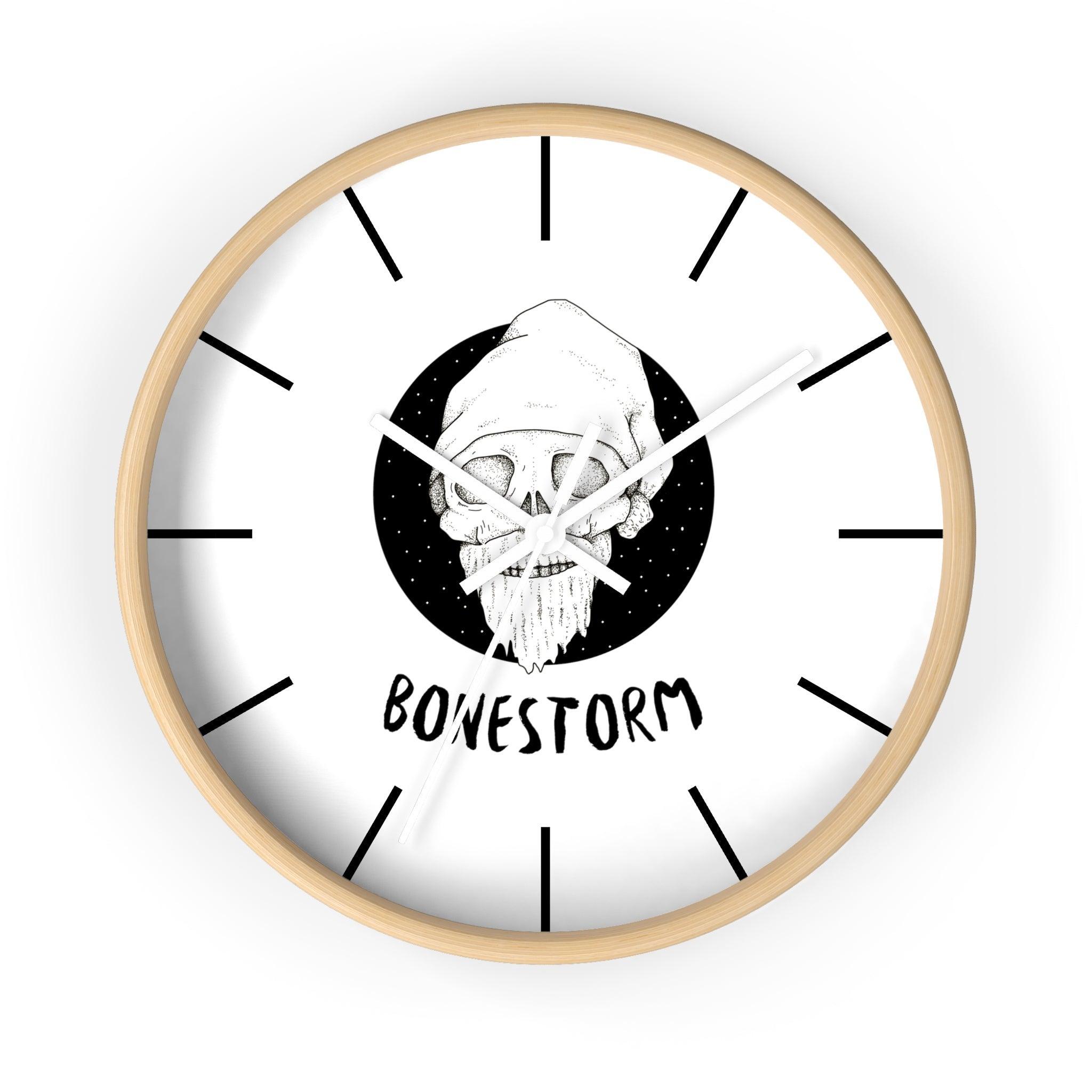 Bonestorm - Wall Clock - Witty Twisters Fashions