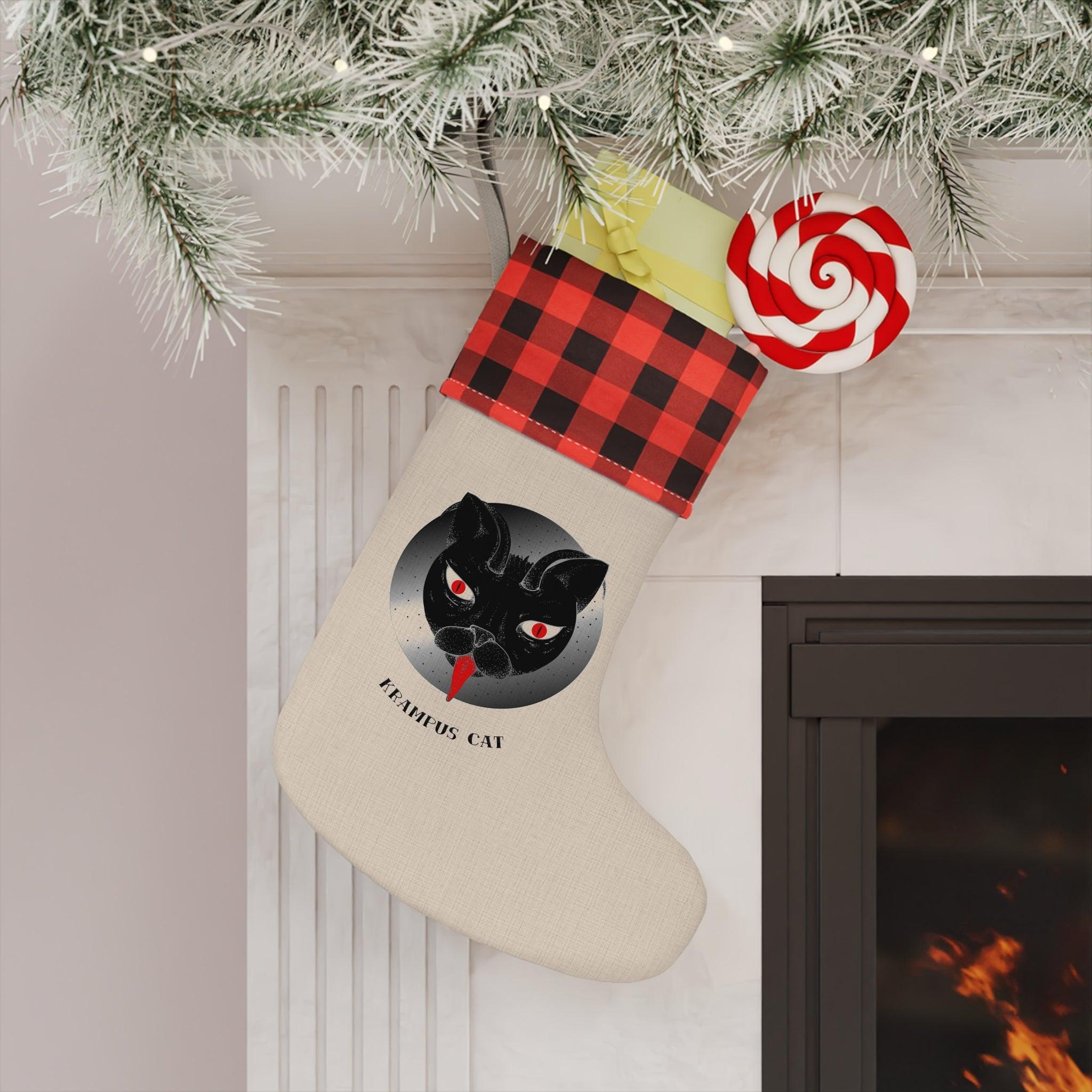 Krampus Cat - Christmas Stocking - Witty Twisters Fashions