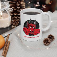 Better the devil you know Xmas time - Ceramic Coffee Mug 11oz, 15oz - Witty Twisters Fashions