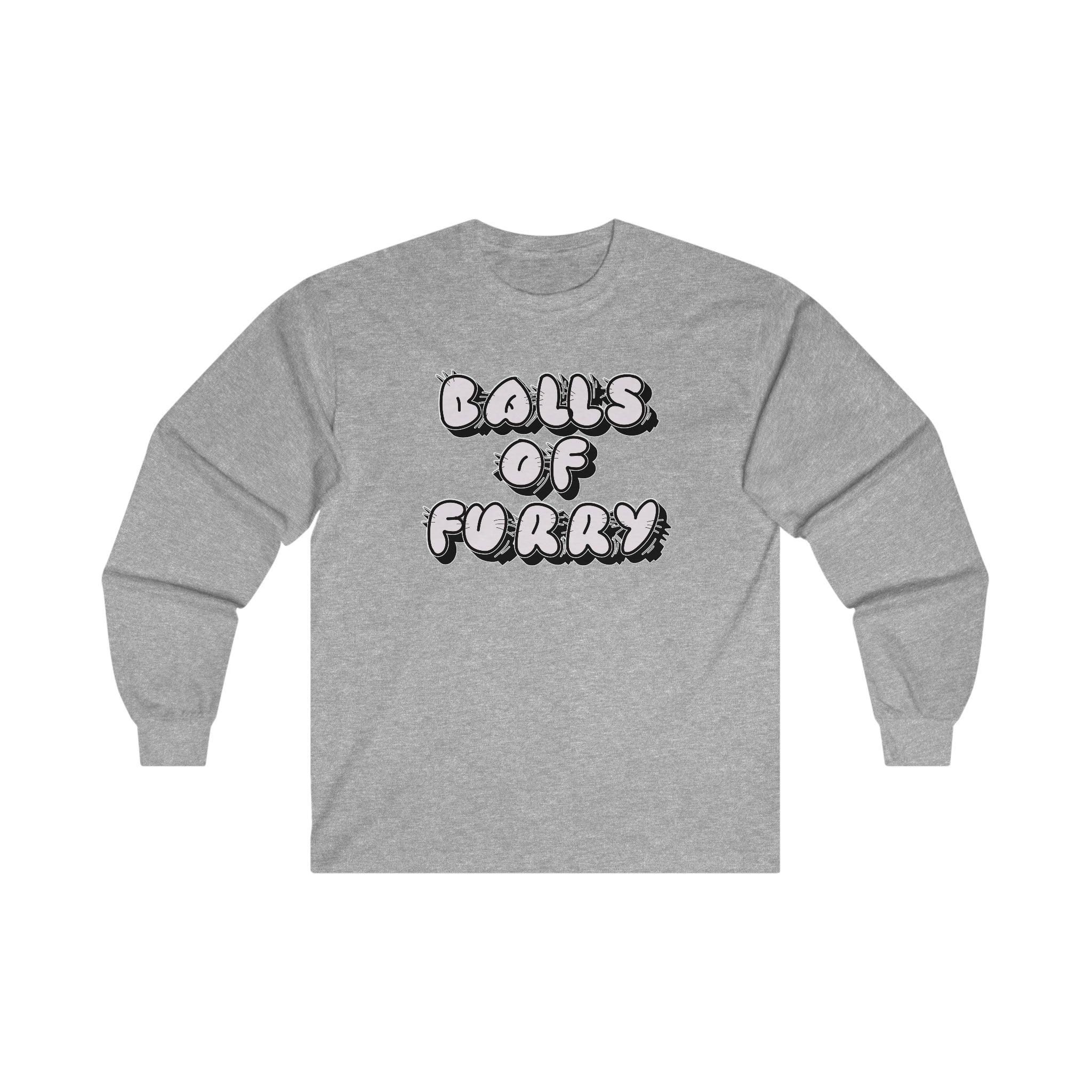 Balls Of Furry - Long-Sleeve Tee - Witty Twisters Fashions