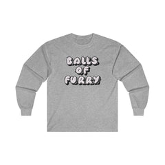 Balls Of Furry - Long-Sleeve Tee - Witty Twisters Fashions