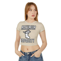 Maximum Capacity - Women's Baby Tee - Witty Twisters Fashions