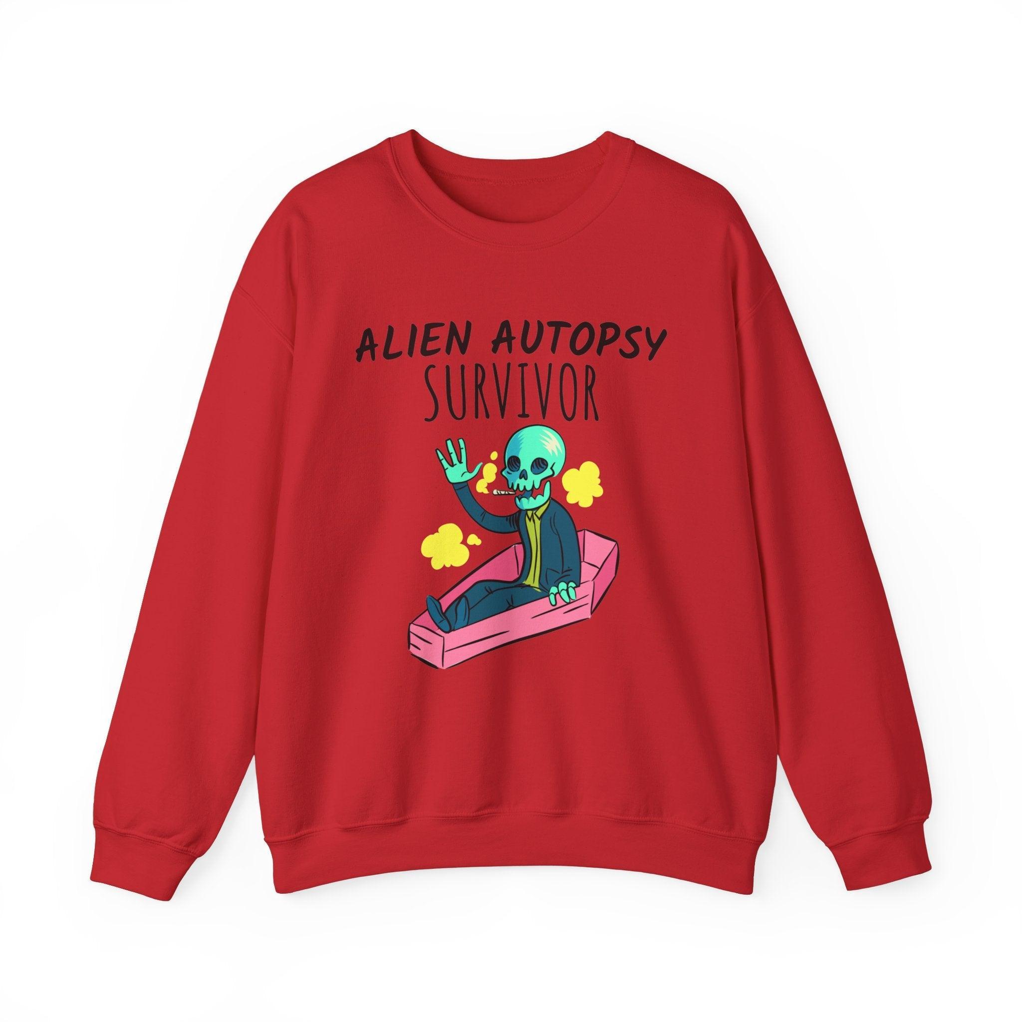 Alien Autopsy Survivor - Sweatshirt - Witty Twisters Fashions