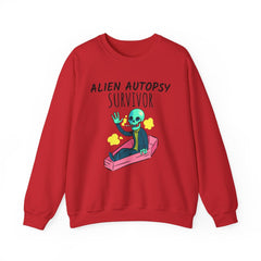Alien Autopsy Survivor - Sweatshirt - Witty Twisters Fashions