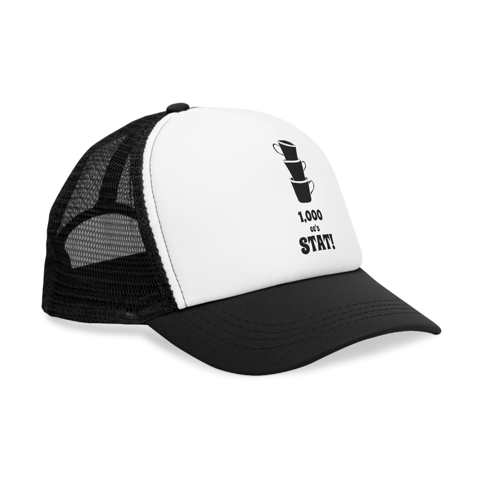 1,000 cc's Stat! - Mesh Trucker Hat - Witty Twisters Fashions