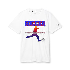 Soccer A Passive Aggressive Game - adidas® Unisex Sport T-shirt - Witty Twisters Fashions