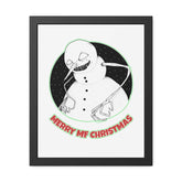 Merry MF Christmas - Framed Poster - Witty Twisters Fashions