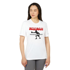 Baseball A passive aggressive game - adidas® Unisex Sport T-shirt - Witty Twisters Fashions