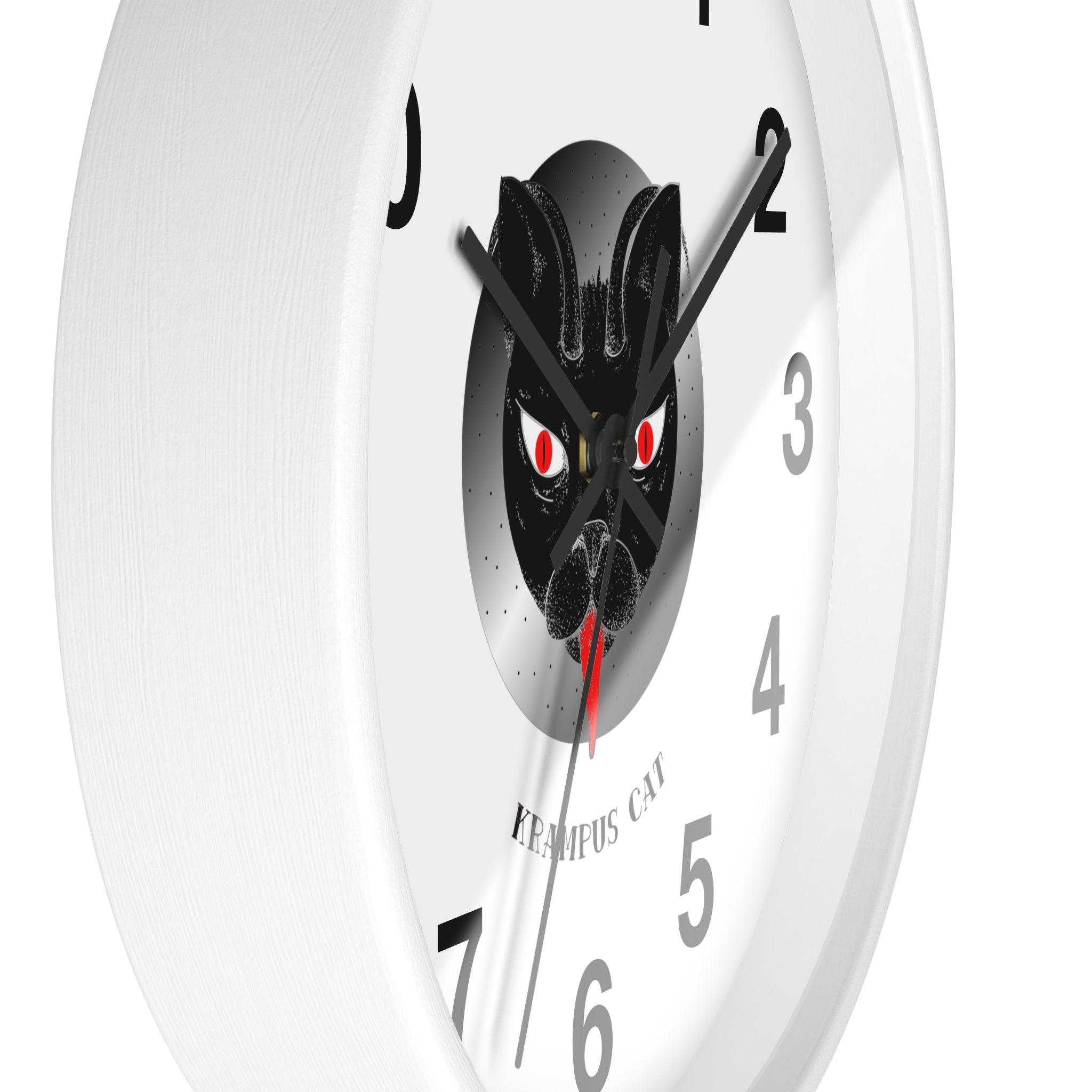 Krampus Cat - Wall Clock - Witty Twisters Fashions