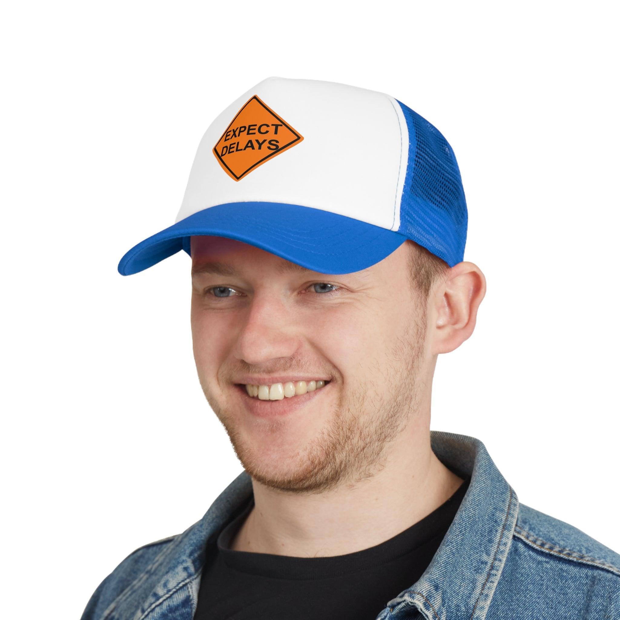 Expect Delays - Mesh Trucker Hat - Witty Twisters Fashions