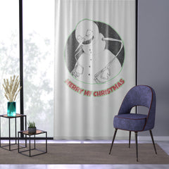 Merry MF Christmas - Window Curtains - Witty Twisters Fashions