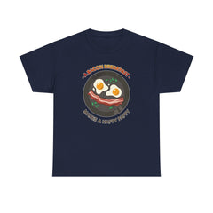 A bacon breakfast makes a happy pappy - T-Shirt - Witty Twisters Fashions
