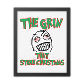 The Grin That Stole Christmas - Framed Poster - Witty Twisters Fashions