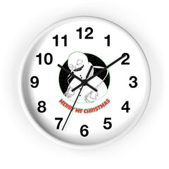 Merry MF Christmas - Wall Clock - Witty Twisters Fashions